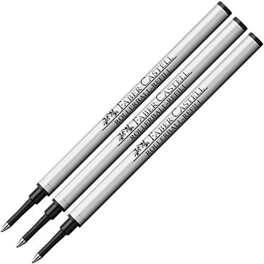 Faber-Castell 148712 - Ersatzmine Tintenroller Basic (3er Pack, schwarz) im Sale